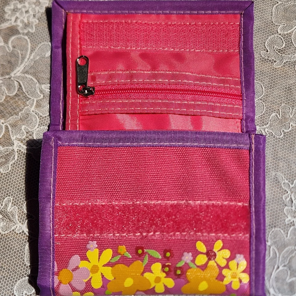 VINTAGE DISNEY PRINCESS Trifold Wallet, Velcro, Canvas